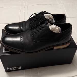 Bar III Men's Black Derby Shoes